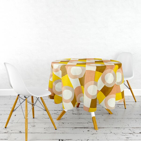 Obrus ​​PVC okrúhly FL-425 - Geometrie (rôzne veľkosti)