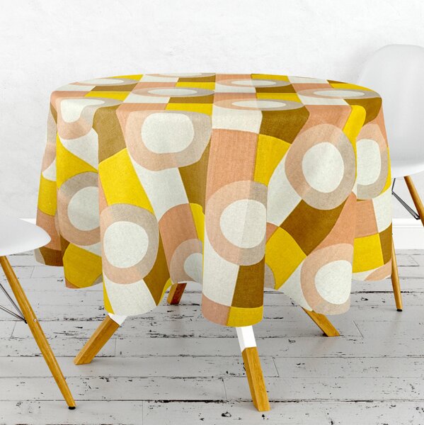 Obrus ​​PVC okrúhly FL-425 - Geometrie (rôzne veľkosti)