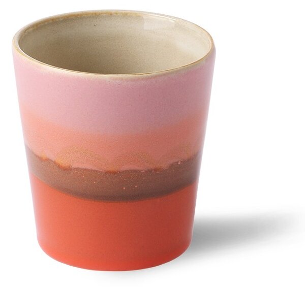 Farebný retro hrnček na kávu Mars - Ø 7,5 * 8cm / 180ml - HKLIVING