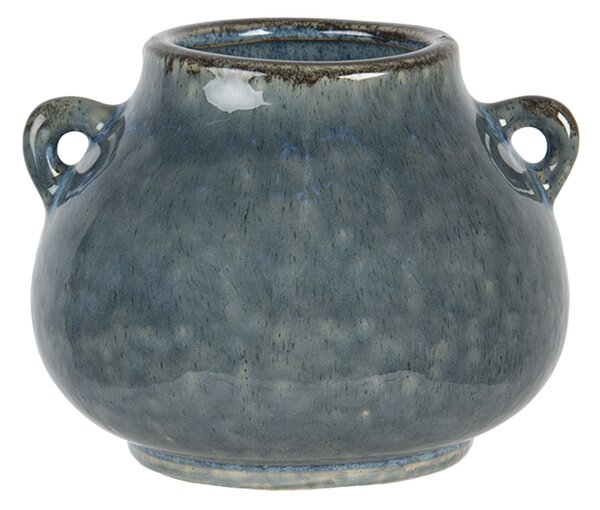 Modro zelený obal Flora s ušami - 17 * 16 * 13 cm - Clayre & Eef