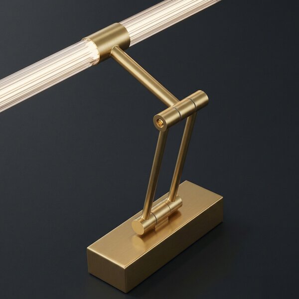 Toolight Toolight, LED nástenné svietidlo 60cm, 13W, 4000K, 1000lm, APP1900-1W, zlatá matná, OSW-66055