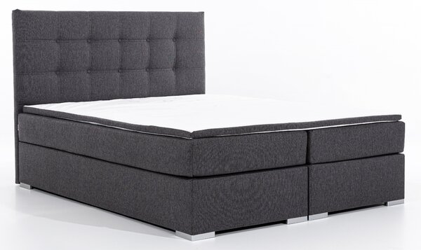 Drevko Čalúnená posteľ Inez - Inari 96 - 140 x 200 cm, Sivá