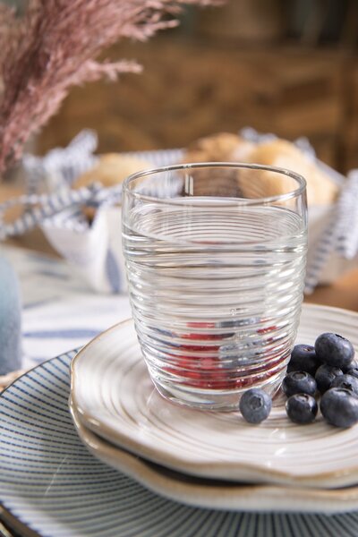 Vrúbkovaná pohár na nápoje - 300ml - Clayre & Eef