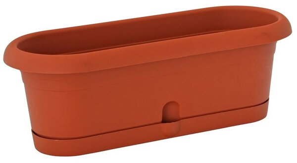 Kvetináč ICS MINIMELISSA 30x12x11 cm, truhlík, podložka