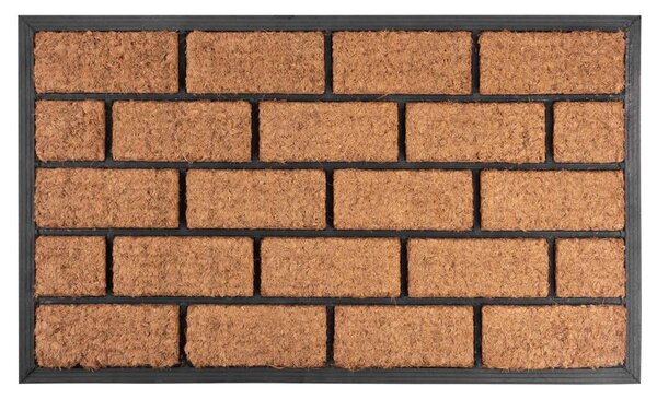 Rohozka MagicHome RBC 124, Brickwall, 45x75 cm, guma/kokos