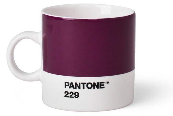 Tmavofialový hrnček Pantone Espresso, 120 ml