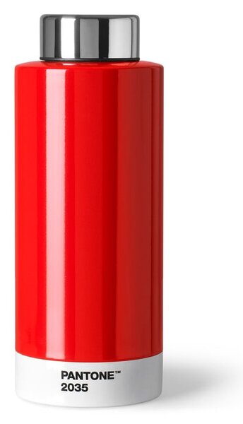 Červená fľaša z antikoro ocele Pantone, 630 ml