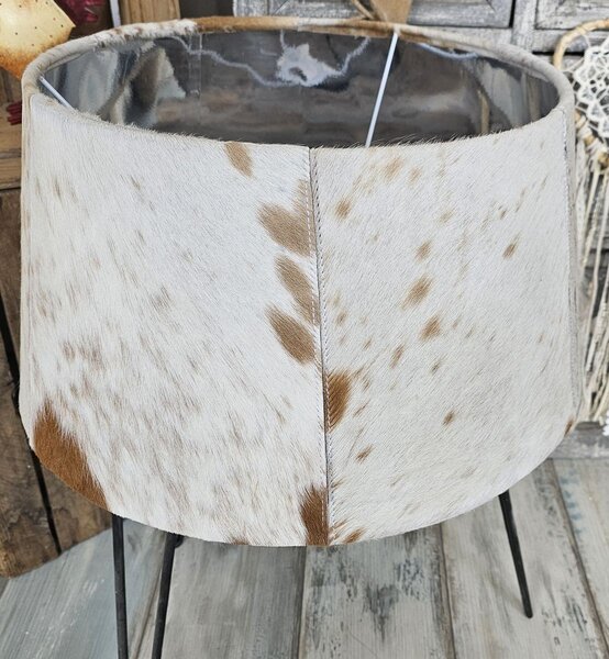Tienidlo na lampu s dizajnom hovädzej kože - 40 * 50 * 26 cm - Mars & More
