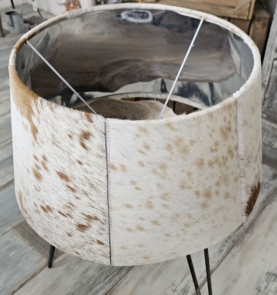Tienidlo na lampu s dizajnom hovädzej kože - 40 * 50 * 26 cm - Mars & More