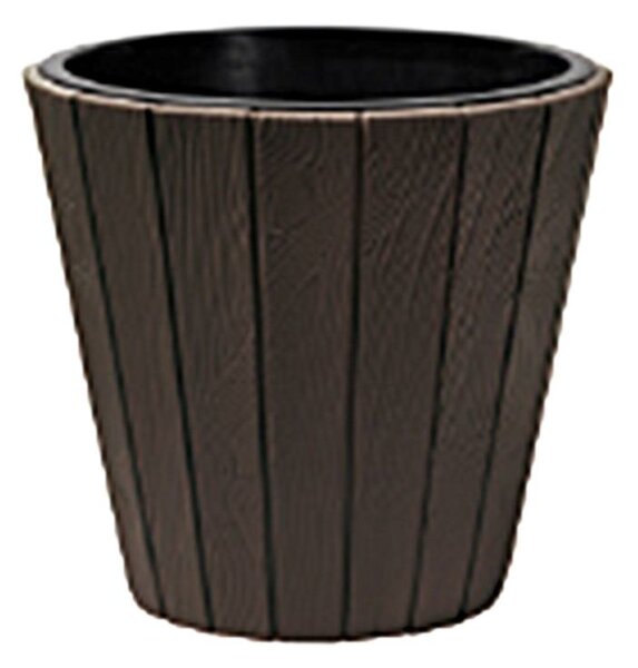 Kvetináč WOODE 490, 54 lit, hnedý, vložka