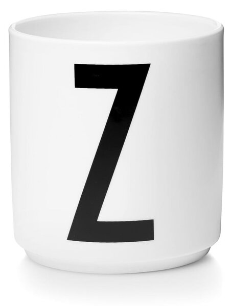 Biely porcelánový hrnček Design Letters Personal Z