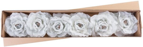 6 ks Kvet MagicHome, pivónia, zelená, stonka, veľkosť kvetu: 16 cm, dĺžka kvetu: 24 cm, bal. 6 ks