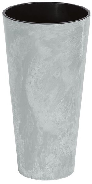 Kvetináč TUBUS Slim Beton 250x475 mm, vzhľad betón