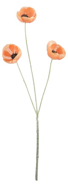 Umelá dekoratívne kvetina Vlčí mak - 15 * 7 * 50 cm - J-Line by Jolipa
