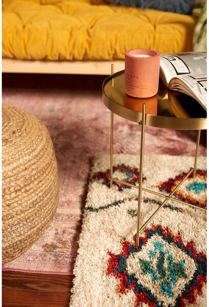 Krémovobiely koberec Mint Rugs Geometric, 80 x 150 cm