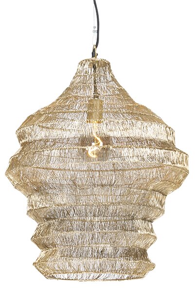 Orientálna závesná lampa zlatá 45 cm x 60 cm - Vadi