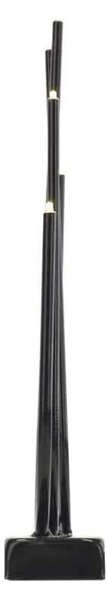 LED svietnik kovový čierny, 40 cm, 2x AA, vnútorný, teplá biela (DCAW24)