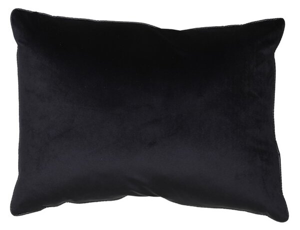 Tmavý podlhovastý vankúš s vtáčikmi a kvetmi Prisha - 60 * 45 cm - Light & Living