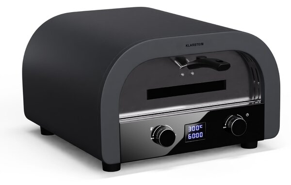 Klarstein FornoVetro Pec na pizzu určená na vonkajšie použitie, Dvojité ohrevné telesá, 2200 W, 500 °C, Cool Touch