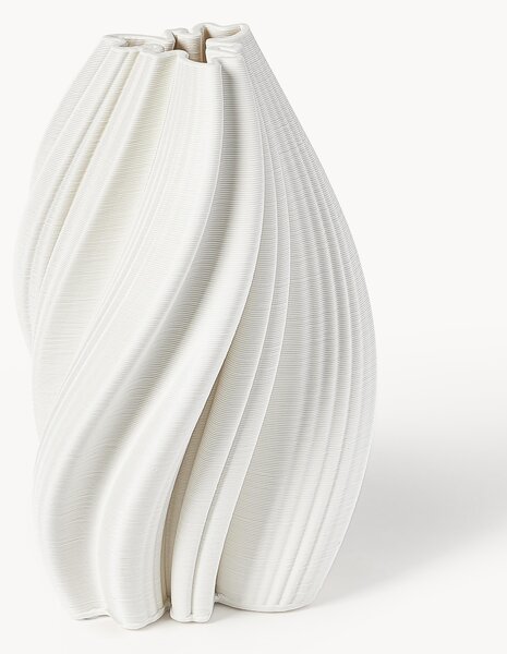 3D tlačená porcelánová váza Melody, V 29 cm