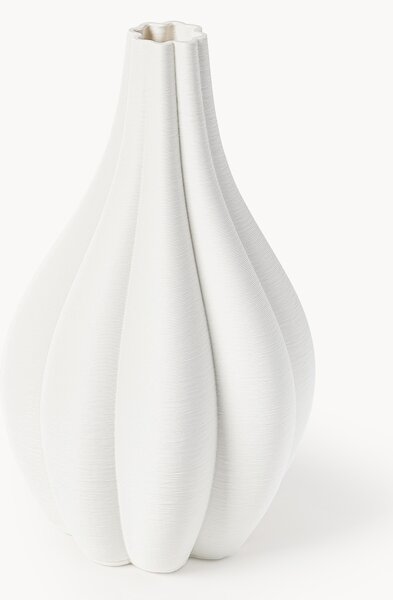 3D tlačená porcelánová váza Sonata, V 40 cm