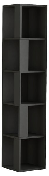 ROHOVÝ REGÁL, antracitová, 32/159/32 cm Livetastic - Online Only drobný nábytok, Online Only