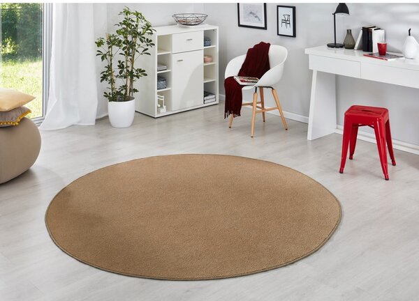 Hnedý okrúhly koberec ø 133 cm Fancy – Hanse Home