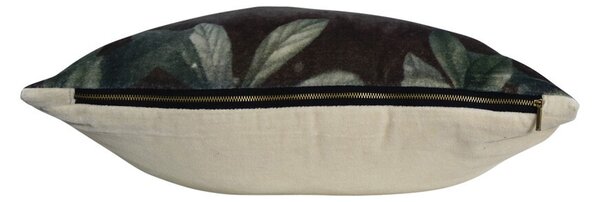 Zamatový vankúš s okrasným bielym allium - 45 * 45 * 10cm - Mars & More