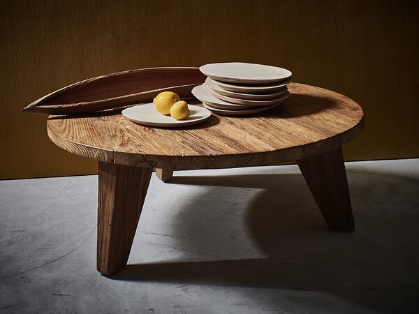 Drevený nepravidelne tvarovaný tanier Mango - 25 * 24 * 2cm - HKLIVING