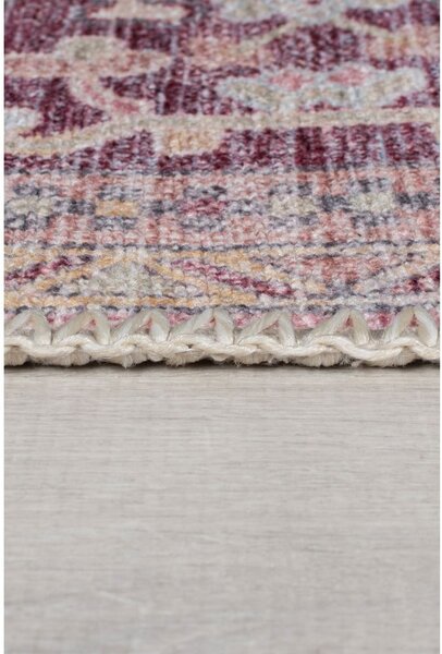 Svetločervený umývateľný koberec s prímesou recyklovaných vlákien 160x230 cm Windsor – Flair Rugs