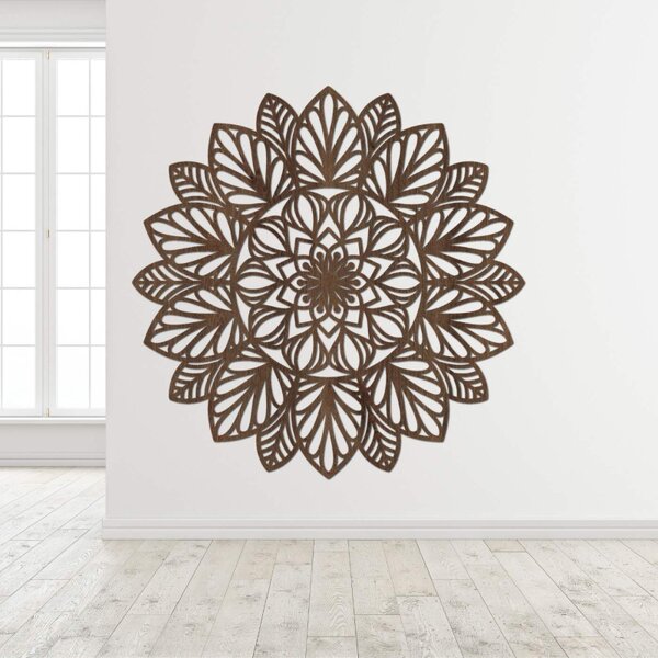 Mandala Kvet života z dreva - Symbol harmóniu pre váš domov | SENTOP HDF0255