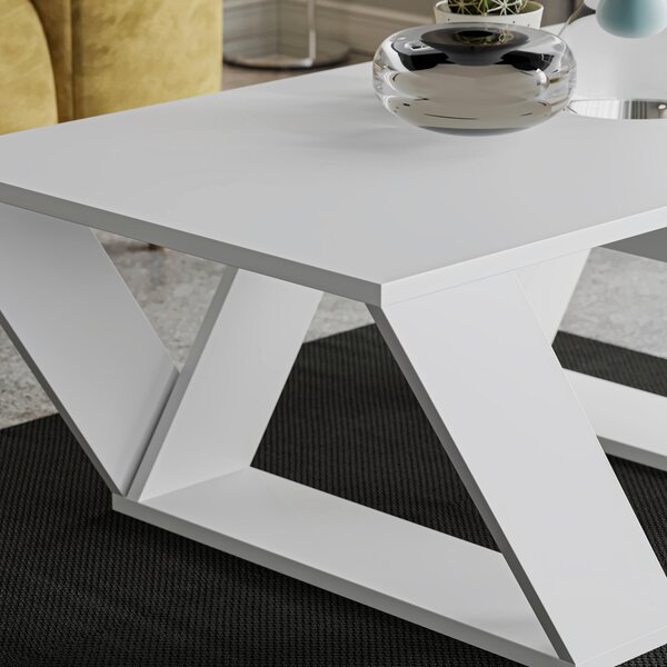 KONFERENČNÝ STOLÍK, biela, kompozitné drevo, 120/40/60 cm Livetastic - Stolíky do obývačky, Online Only