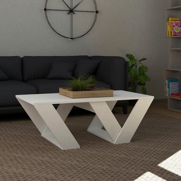 KONFERENČNÝ STOLÍK, biela, kompozitné drevo, 120/40/60 cm Livetastic - Stolíky do obývačky, Online Only