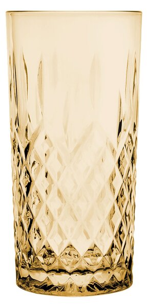 Sklenená nápojová pohárik Water Yellow M - 300 ml - Clayre & Eef