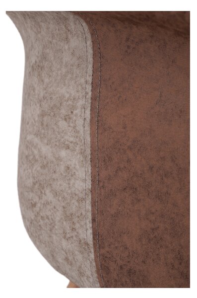 KONDELA Dizajnové kreslo, patchwork/buk, TERST