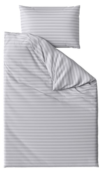 Hotelové obliečky z mikrovlákna JASMINE svetlo sivé - prúžok 2 cm Rozmer obliečky: 70 x 90 cm | 140 x 220 cm