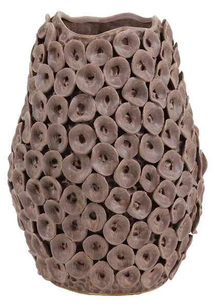 Hnedá váza Deco Mosa - Ø 26,5 * 35 cm - Light & Living