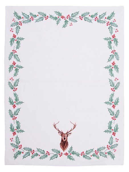 Sada 2 bavlnených kuchynských utierok Holly Christmas - 50*70 cm - Clayre & Eef