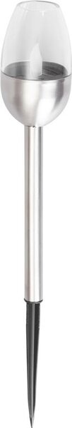 24 ks Lampa Strend Pro Candle, solárna, 1x LED, nerez, 6x28 cm, Sellbox 24 ks