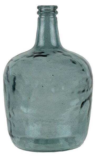 Modrá sklenená váza z recyklovaného skla 8L - Ø21*36cm - Mars & More
