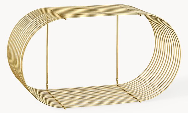 Kovová nástenná polica Curva, Š 61 cm