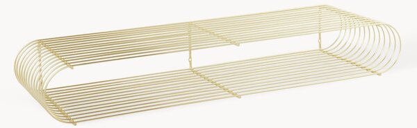 Nástenný kovový regál Curva, Š 80 cm
