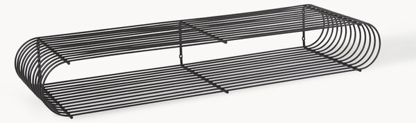 Nástenný kovový regál Curva, Š 80 cm