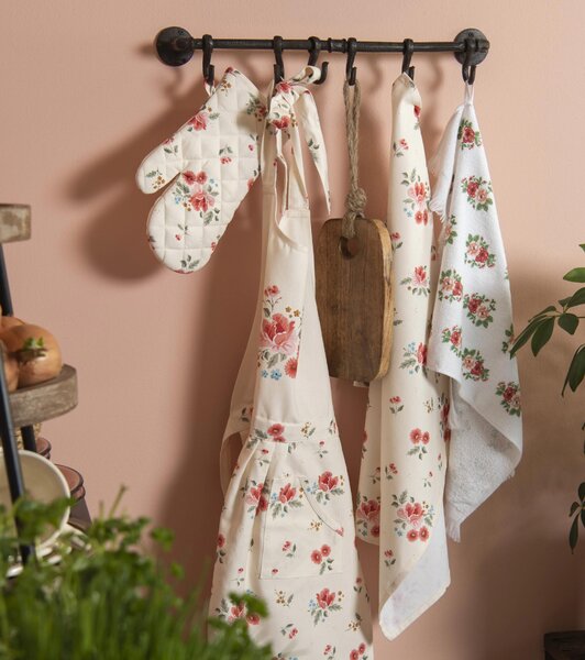 Bavlnený behúň s kvetmi Little Rose Collection - 50*140 cm - Clayre & Eef