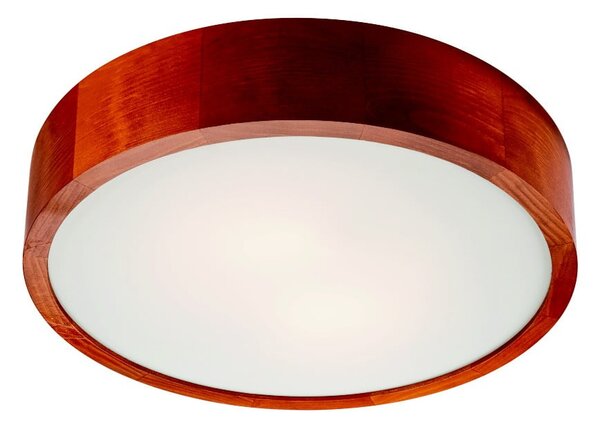 Hnedé kruhové stropné svietidlo Lamkur Plafond, ø 37 cm