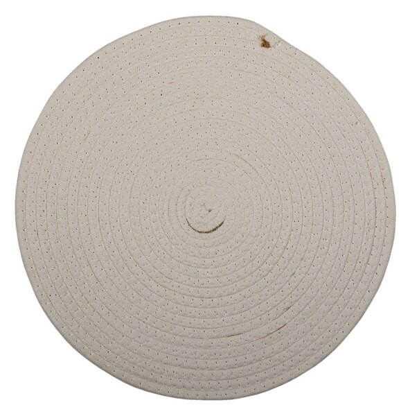 Okrúhle pruhované jutové prestieranie - Ø 40 * 1 cm - Clayre & Eef