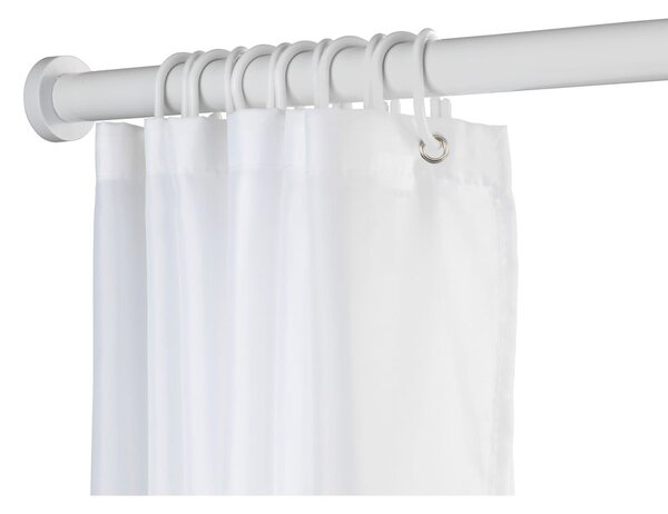 Biela teleskopická tyč do kúpeľne Wenko Luz, dĺžka 110-185 cm