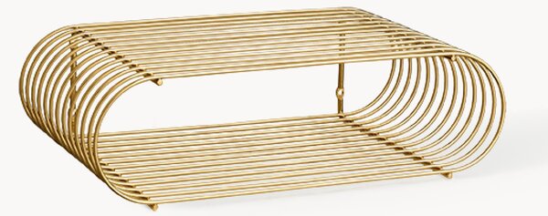 Kovová nástenná polica Curva, Š 40 cm
