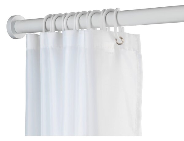 Biela teleskopická tyč do kúpeľne Wenko Luz, dĺžka 110-185 cm