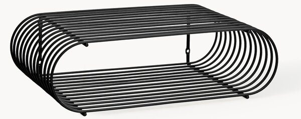 Kovová nástenná polica Curva, Š 40 cm